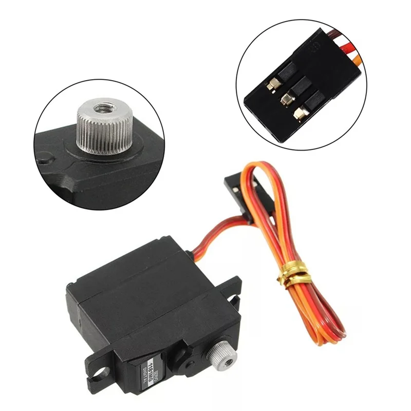 18G 3.5KG Metal Gear Digital Servo and Servo Arm -1181MG for 144001 144007 124007 124019 RC Car Upgrade Parts