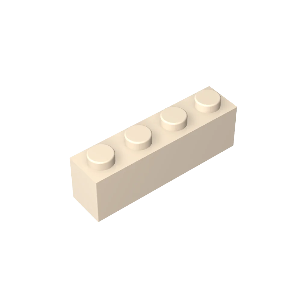 Gobricks GDS-534 Ziegel 1 x 4 ohne Bodenrohre, kompatibel mit Lego 3010 3066 Teilen für Kinder zum Selbermachen
