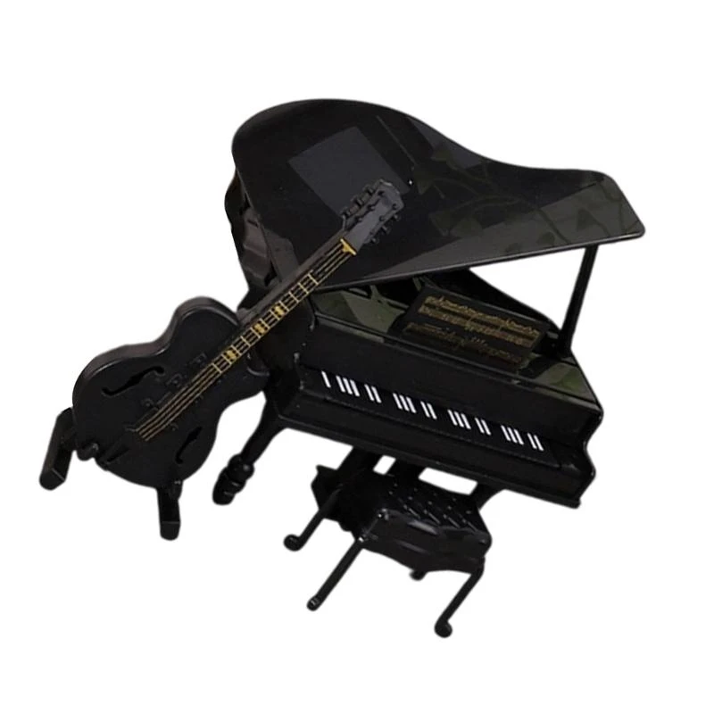 

Кукольные домики, мебель для музыкальной комнаты, миниатюрный табурет для рояля, виолончель, реалистичная модель 15UB