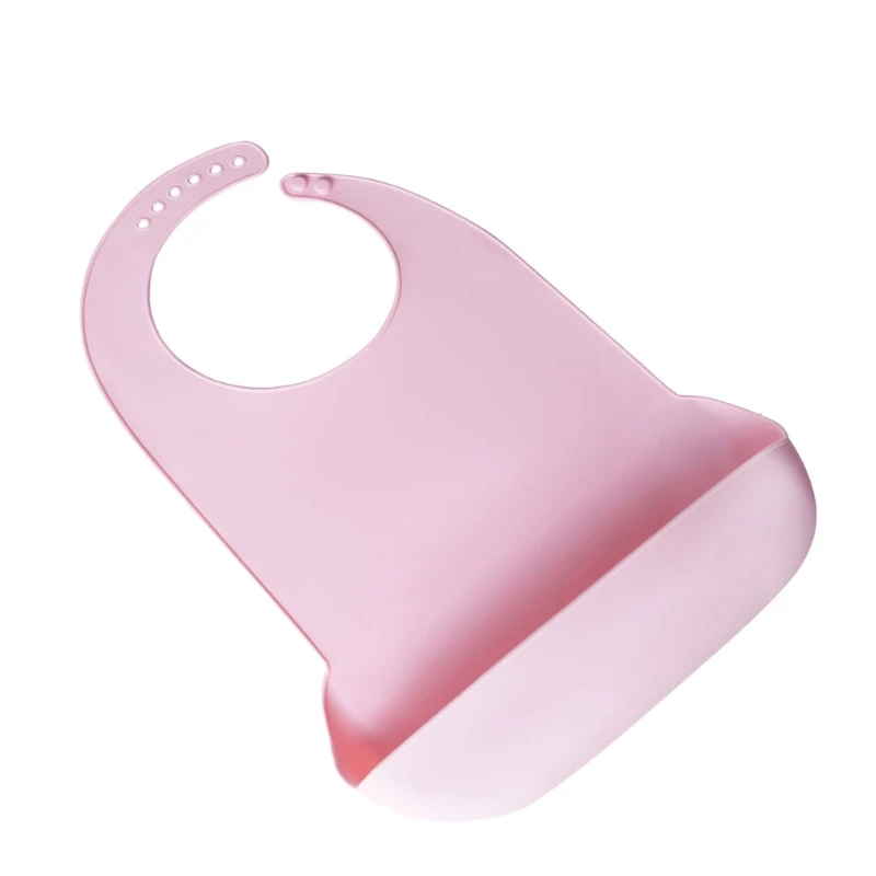 Bavoir en Silicone pratique lavable, aide à manger, housse protection, bavoir d'alimentation