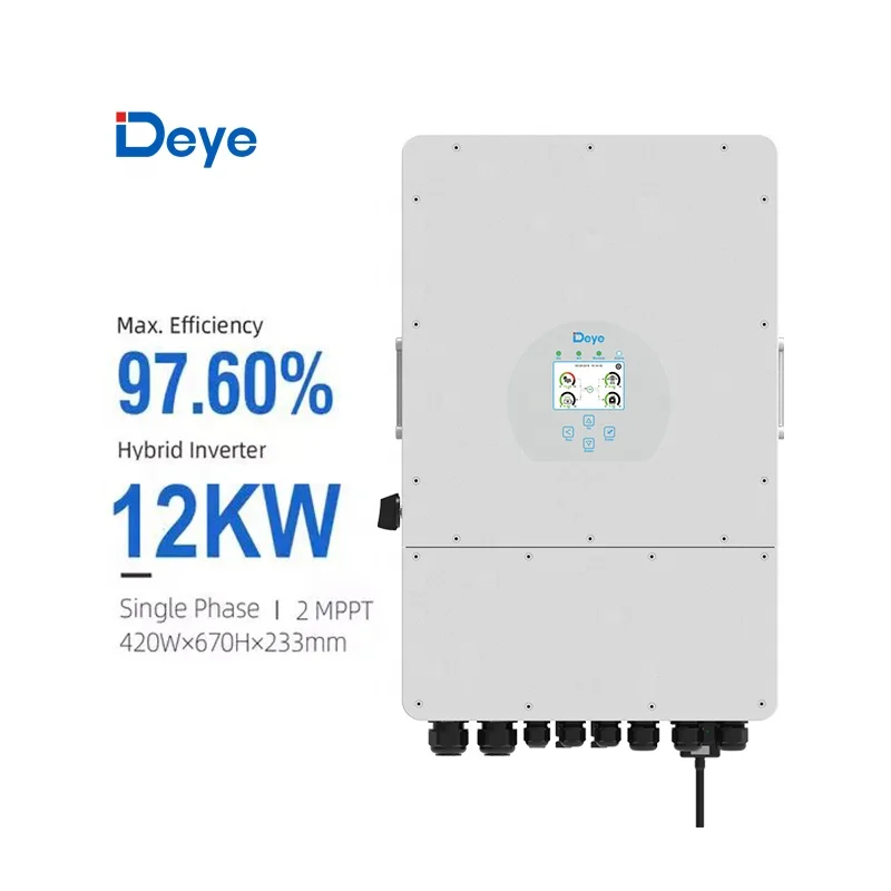 Deye SUN-12K-SG01LP1-EU 12kw 14kw 16kw Wysokowydajny jednofazowy hybrydowy falownik solarny z akumulatorem magazynującym energię 48V