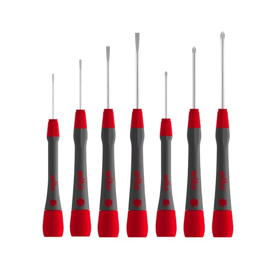 WIHA 42991 طقم مفك برغي 7 قطعة PicoFinish فيليبس مشقوق مقبض مريح تصميم عملية مريحة أداة Wiha #6