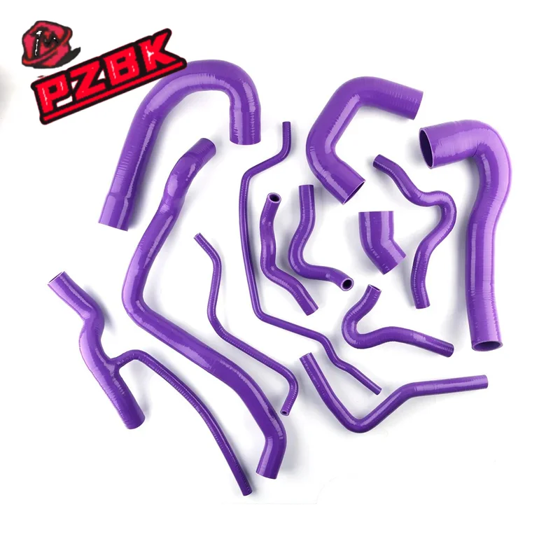 

14PCS For 2003-2014 SAAB 9-3 93 B207 1.8T 2.0T Silicone Radiator Coolant Hose Pipe Kit 2004 2005 2006 2007 2008 2009 10 11 12 13