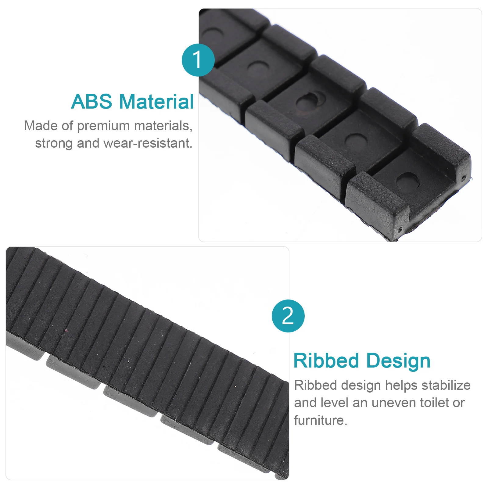 20 Buah Bantalan Penyetel Ketinggian Furnitur, Bantalan Penyangga DIY yang Dapat Disesuaikan, Alas Pengangkat Kaki Sofa untuk Rak Buku, Pintu, Jendela, Tiang Dek