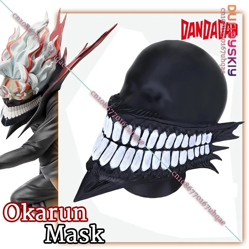 

30*17cm Anime Dandadan Cosplay Ken Takakura Okarun Customized Devil Mask Halloween Monster Prop Accessory Party Role-Play Prop