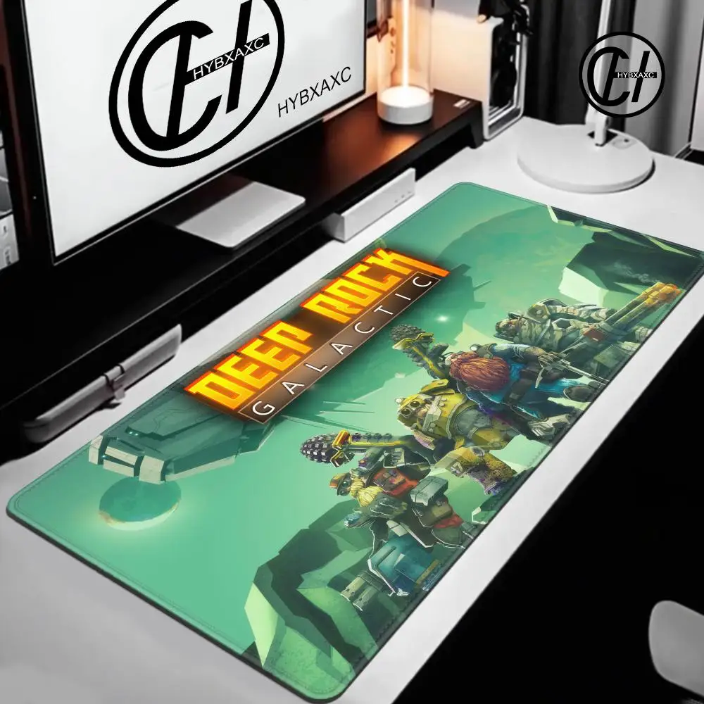 Tappetino per mouse galattico da gioco Deep Rock Tappeto per mouse con tastiera in gomma grande 400x900mm Tappetino per mouse antiscivolo per giocatori Tappetino per mouse per ufficio portatile