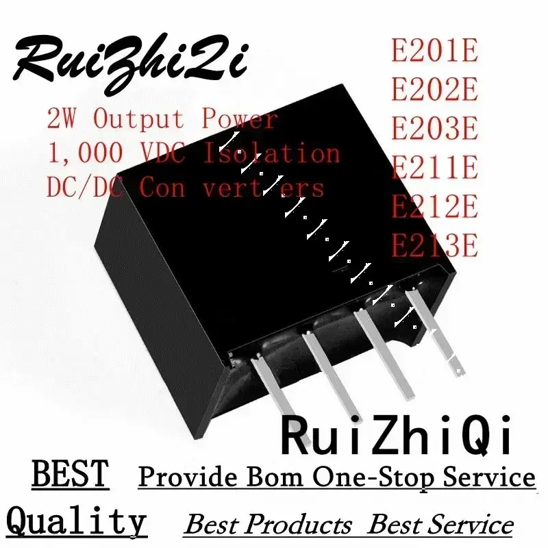 10PCS/LOT E201E E202E E203E E211E E212E E214E 2W OUTPUT POWER 1000VDC  DC/DC CONVERTERS