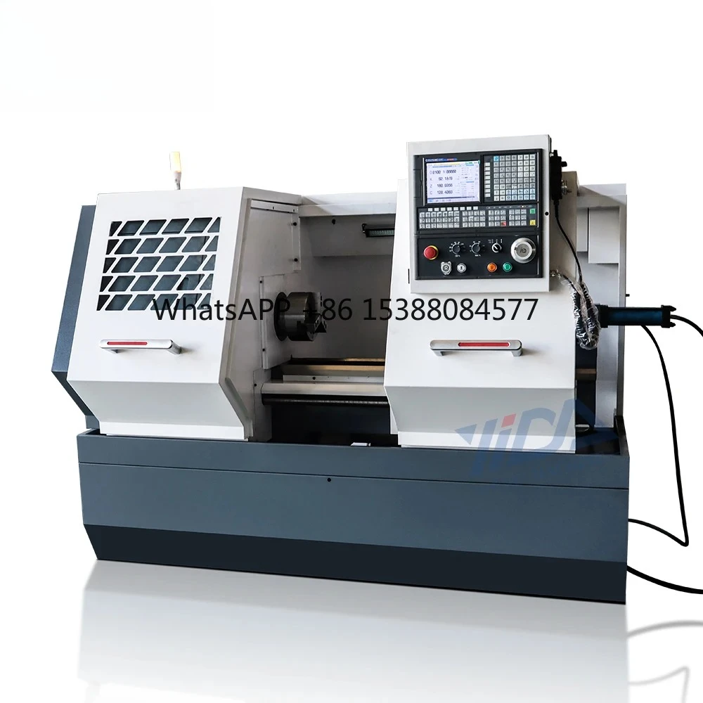 سعر الشركة المصنعة الأكثر مبيعًا للتغذية الأوتوماتيكية الصغيرة باستخدام الحاسب الآلي مخرطة السرير المسطح Ck6140 Gsk آلة مخرطة CNC للتحكم #1