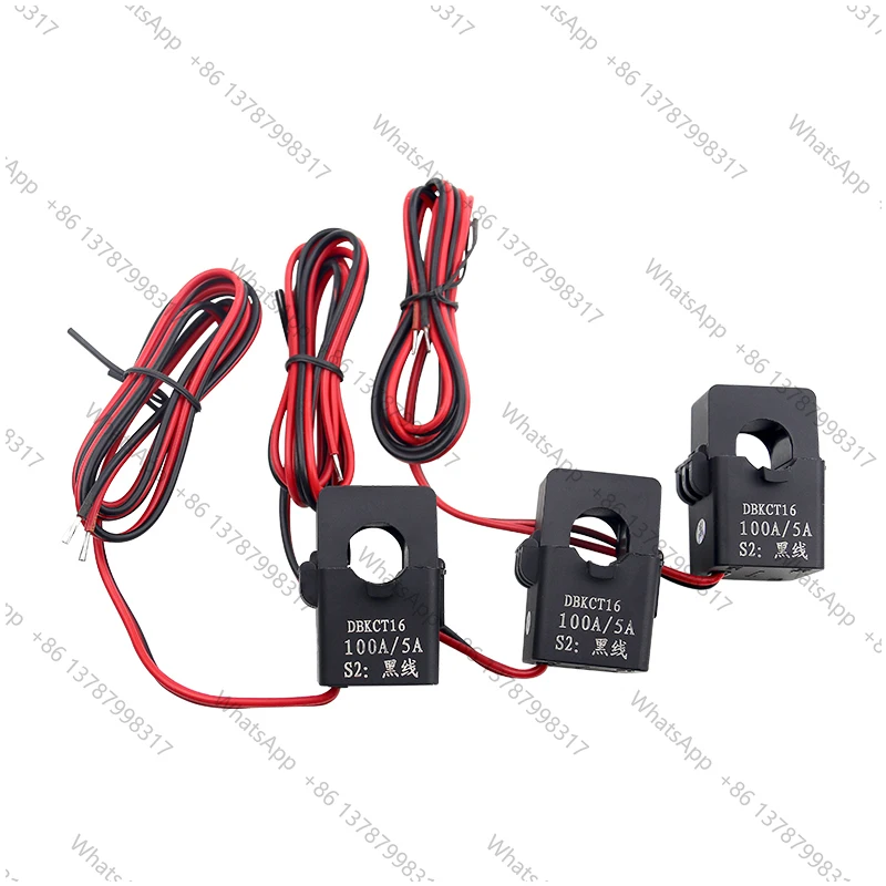 3PCS Split Core Current Transformer Mini KCT16 Open Type Current Transformer 50A100A 150A 200A CT Buckle Type