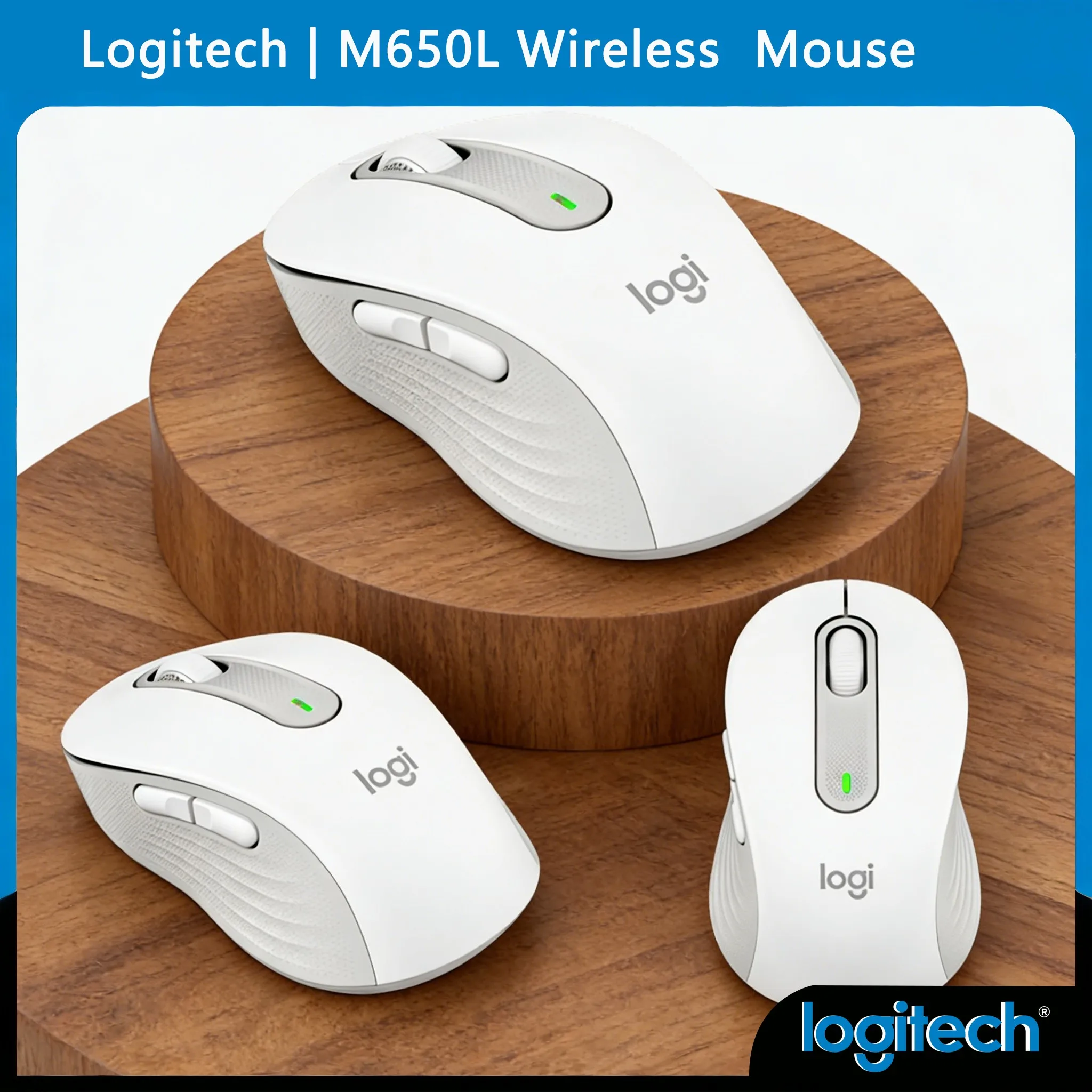 

Logitech M650/M650L 5-Button Office Mouse - Fast Navigation for Emails
