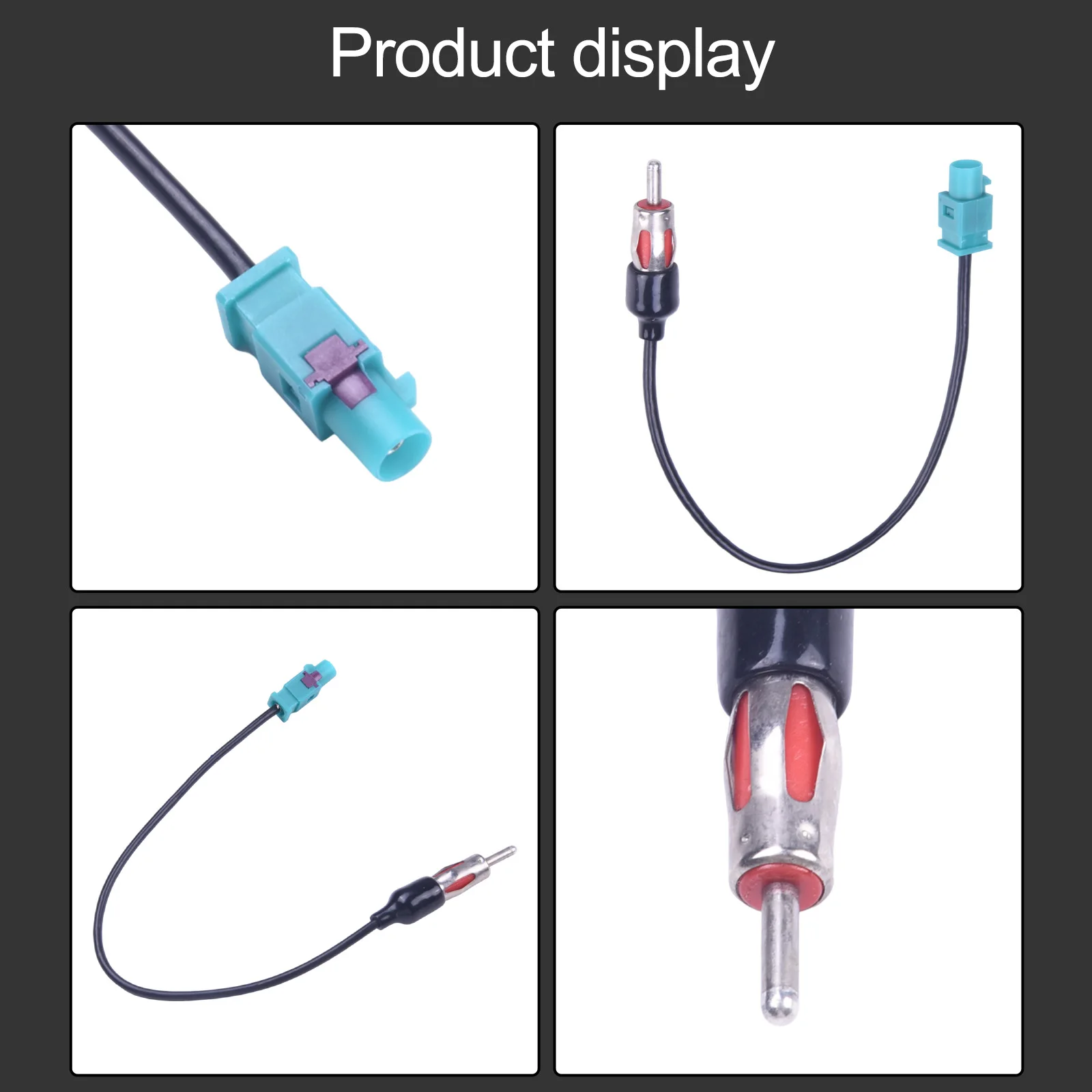 ABS As Shown In The Picture Antenna Adapter Adapter High Quality High Universality Fitment Installation Location Wear Resistant