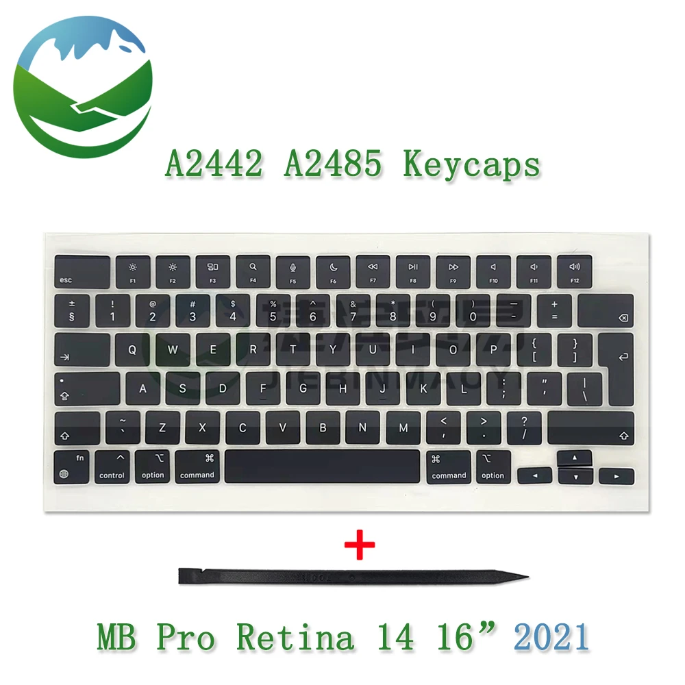 New 2021 Laptop A2442 A2485 Key Keycaps Keys Cap Keyboards Scissor Repair for Apple Macbook Pro Retina 14