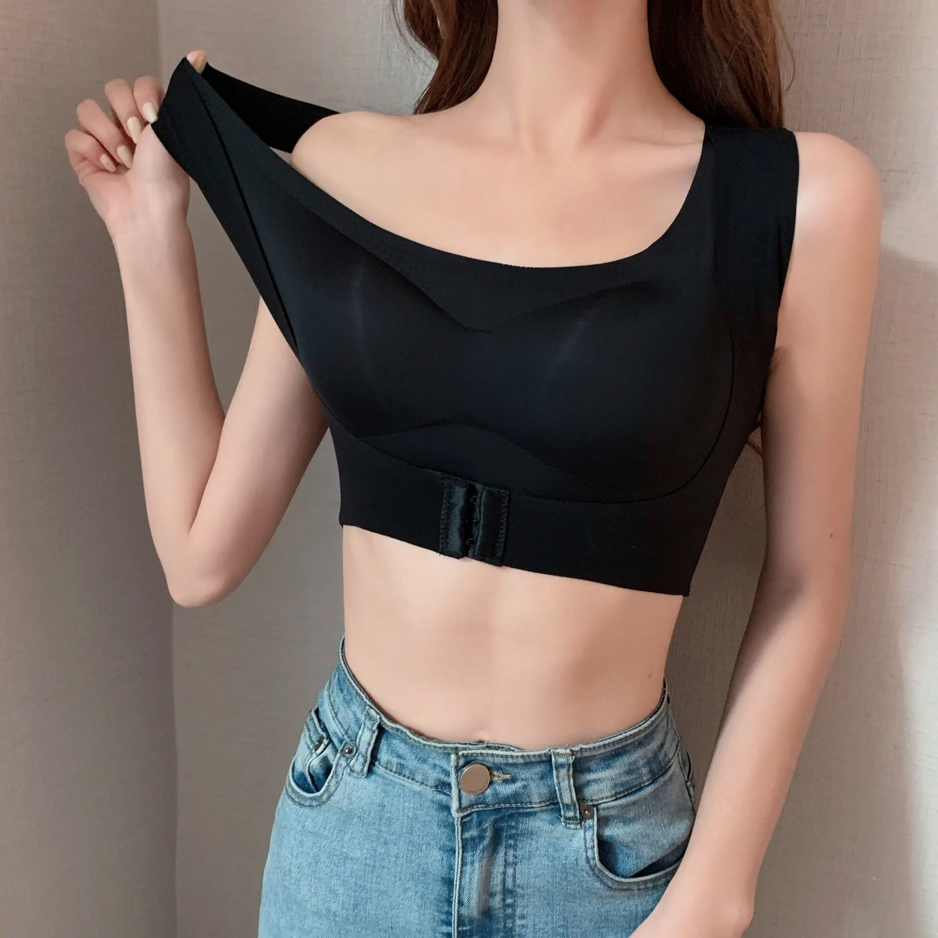 Non-Marking Sports Underwear Improve Hunchback Bra Gathered To Improve Sagging Chest And Back Shaping Underwear