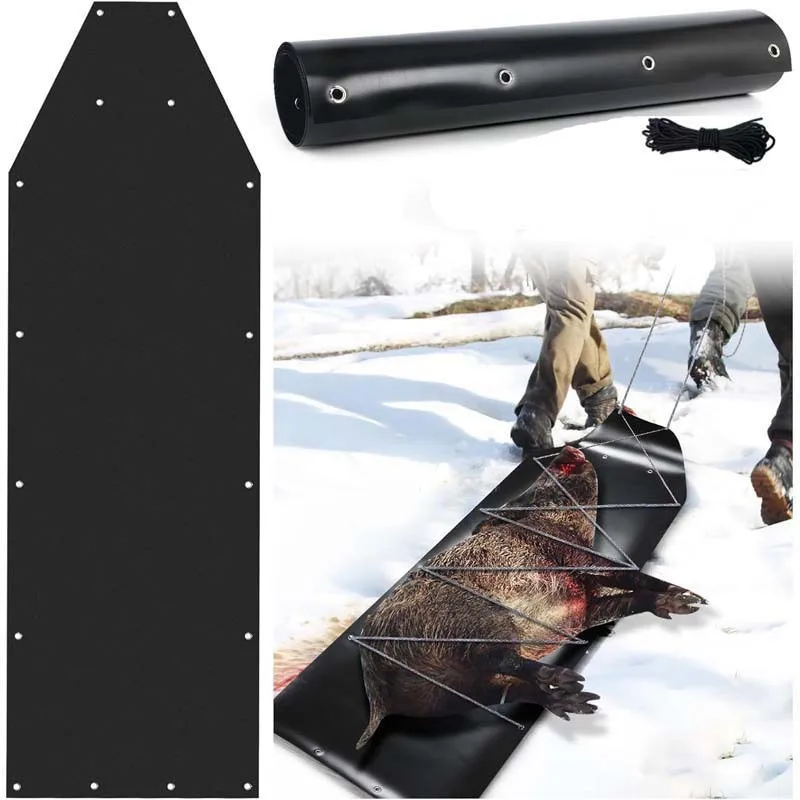 

Heavy-Duty Deer Drag Sled & Multi-Purpose Game Hauler - Utility Sled for Hunting, Ice Fishing, and Transporting Firewood & Gear