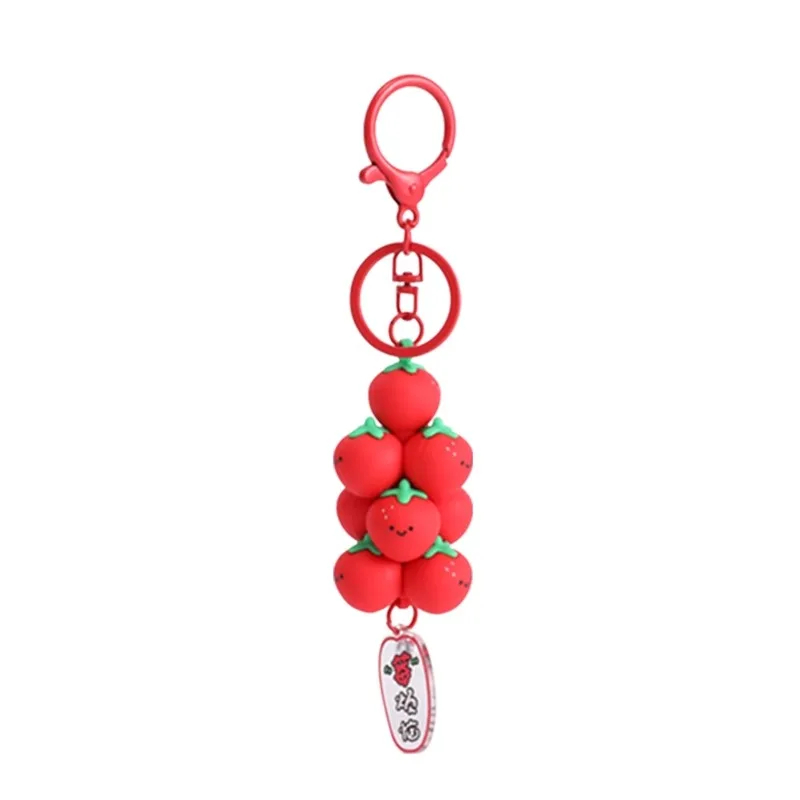 HAVREDELUXE Bag Charm Strawberry Stacked Le per Longchamp Bag ciondolo gingillo carino ciondolo portachiavi decorazione borsa