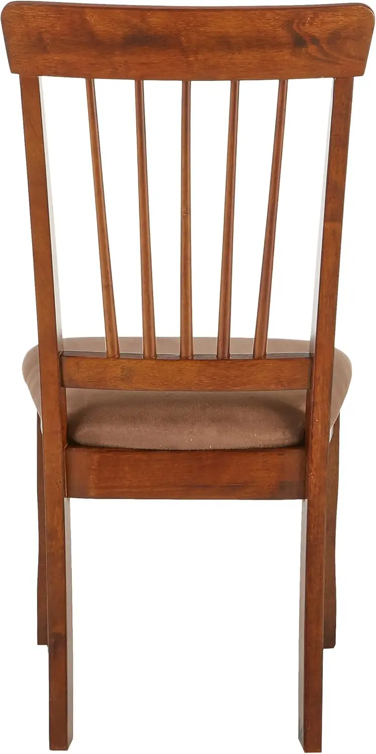 18" rustikaler Esszimmerstuhl mit Kissen, 2 Stück