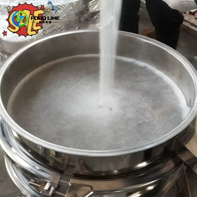Customized Multi Mesh Vibrating Screen Sifter Shaker Machine Commercial Circular Vibration Separator Sieve