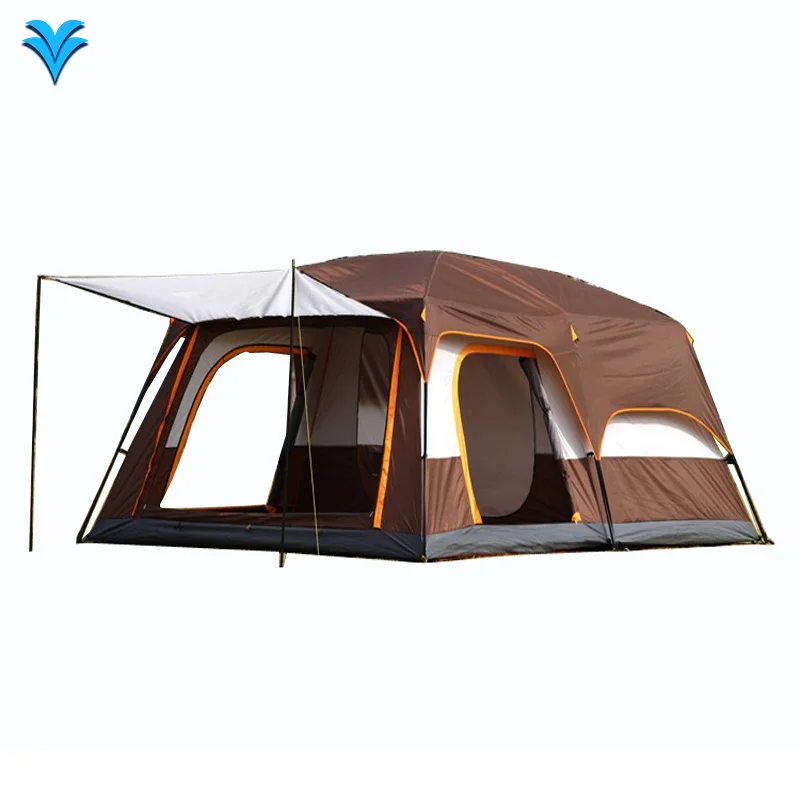 Familienzelt Camping Outdoor Zelt 2-Zimmer und Wohnzimmer