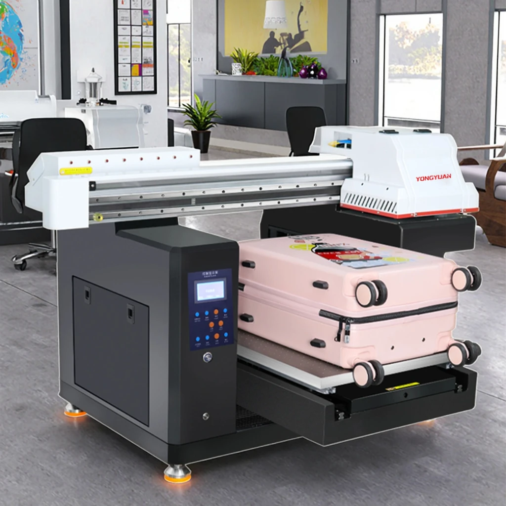 A2 5070 UV Inkjet Printer New 2-3 Heads for Glass Wood Mug Phone Case Cover Flatbed UV Printer