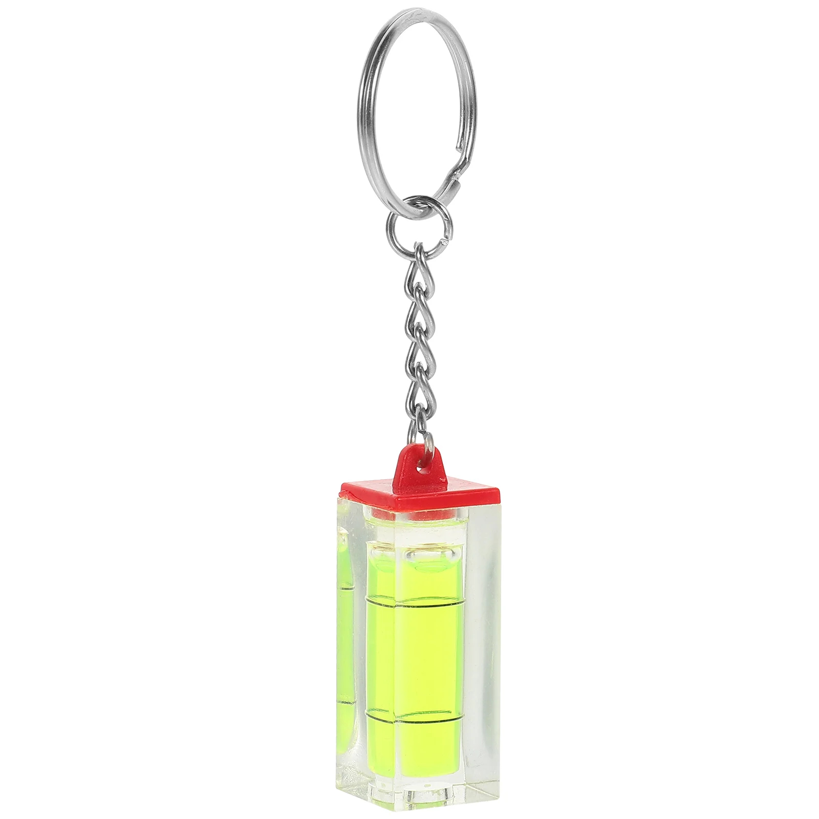 

Level Key Chain Pendant Blister Bubble Hanging (green) Wallet Car Chains Men Camper Pocket Keychain for Keys