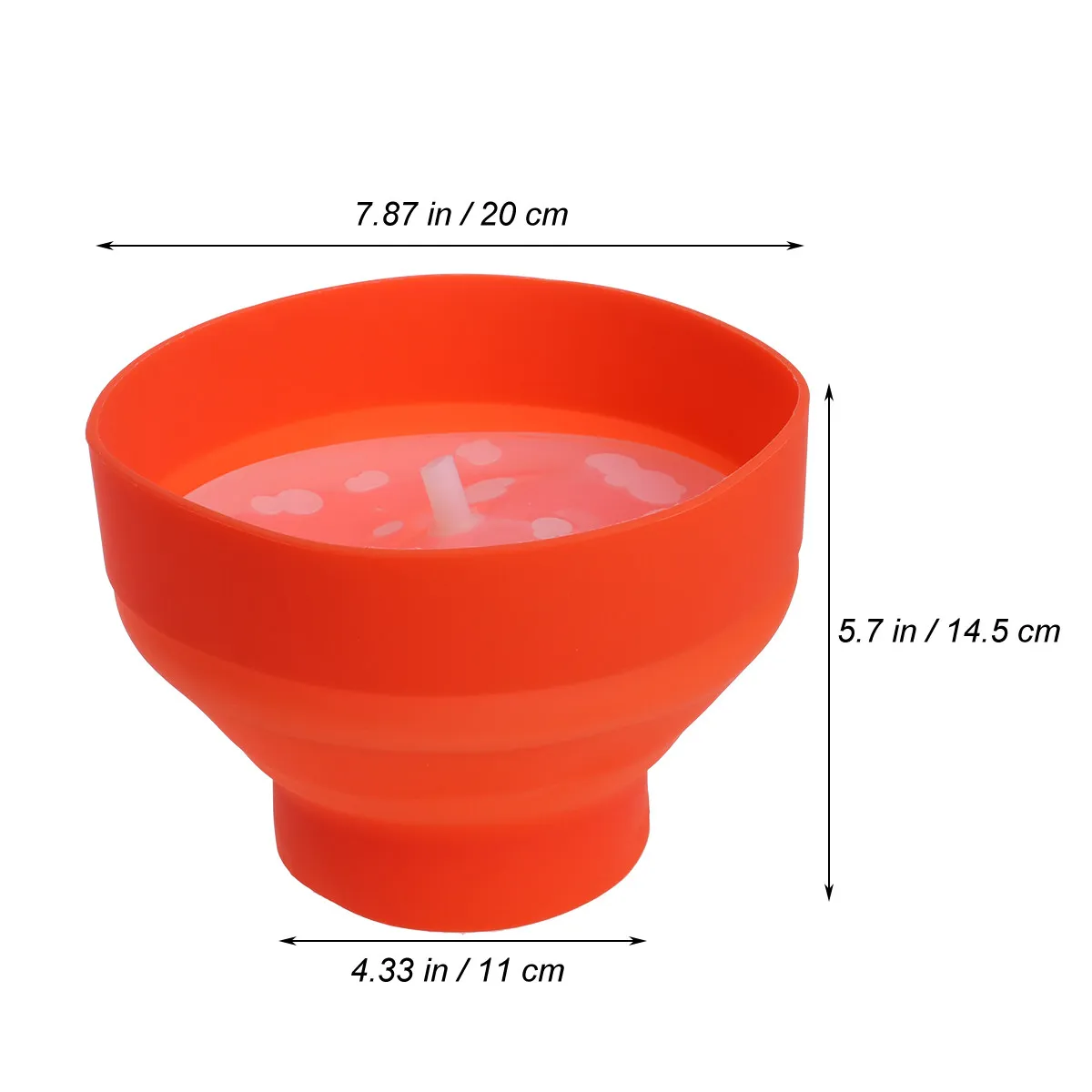 Foldable Popcorn Bowl Silicone Microwave Popper Non Toxic Safe for DIY Food Making Kitchen Party Wedding Birthday Events