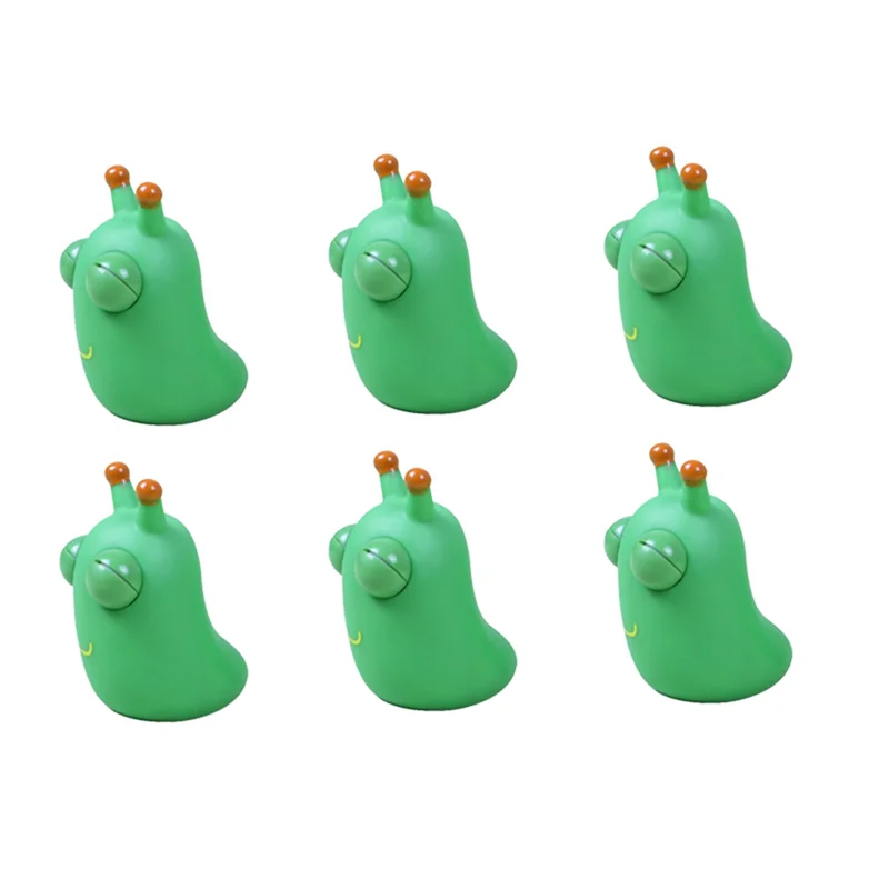 M15K-6Pack Green Bug Popping Out Eyes Squeeze Fun Children's Sensory Fidget Used To Relieve Stress, Anxiety, Autism Du
