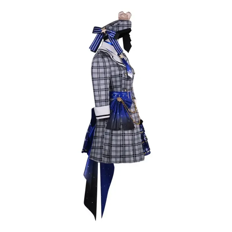 Hololive Hoshimati Suisei Cosplay Costume Vtuber Suisui Wig Headwear Halloween Party Youtuber Stage Costumes