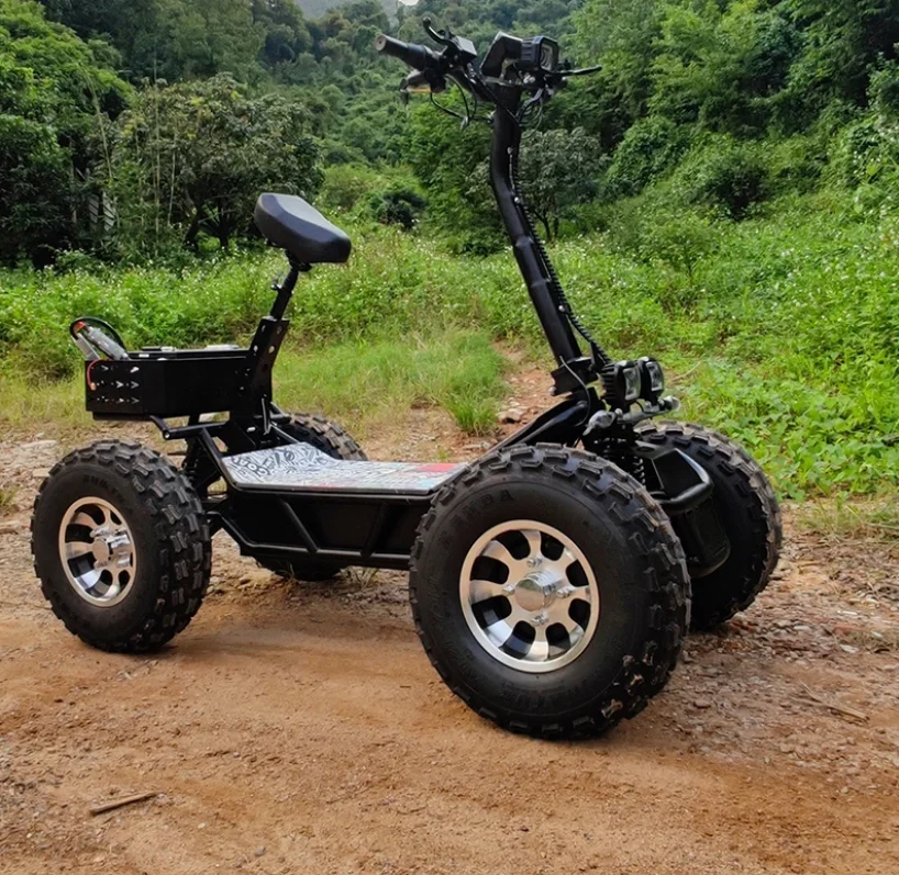 Scooter elétrico Off-Road dobrável para adultos, populares, 8000W, 60V, 50Ah, poder de montanha, ATV, Scooter elétrico