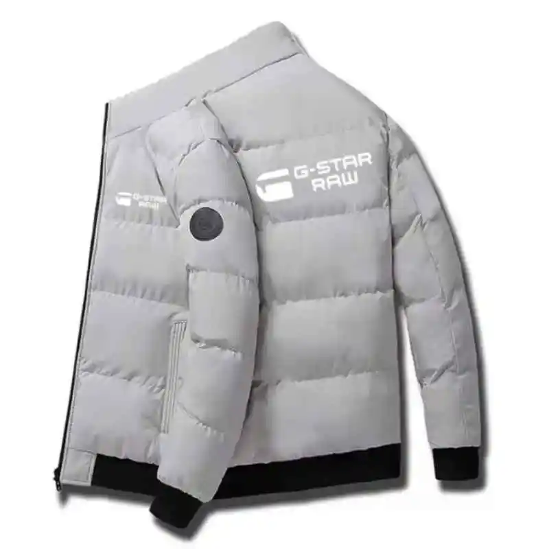 Nuovo 2025 inverno uomo spesso caldo zip up Parka giacche casual capispalla da uomo cappotti uomo frangivento cotone imbottito piumino con cerniera