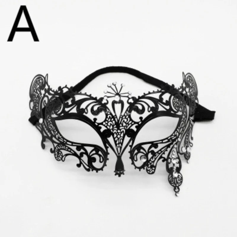 1 pz Sexy Ladies Masquerade Ball Mask maschera per gli occhi del partito veneziano Lace Up nuovo Costume di carnevale nero Sexy Party Decor