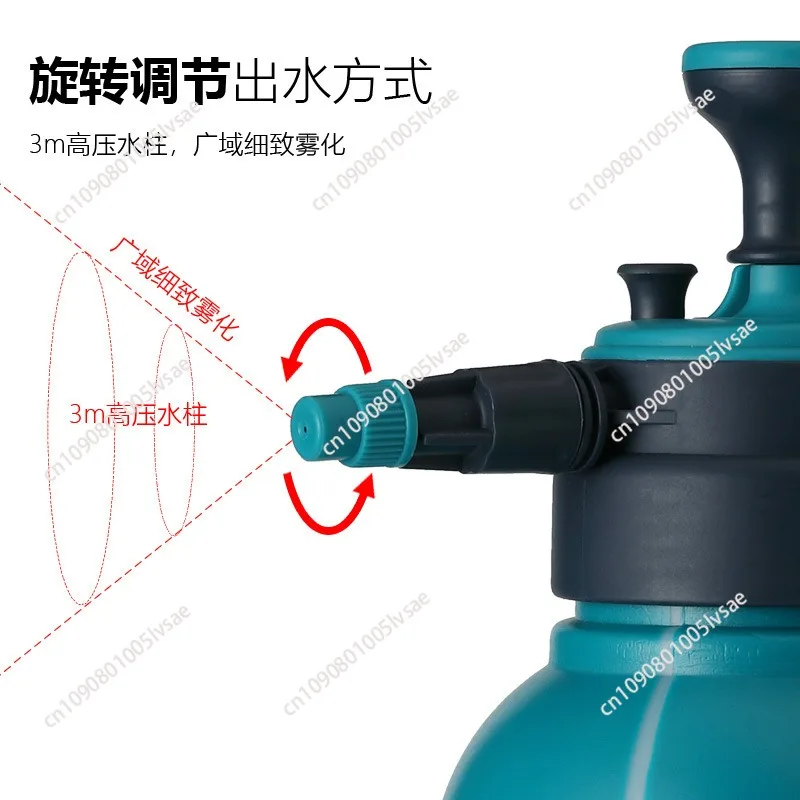 Gardening watering can Plastic air pressure watering can Handheld garden pressure watering can