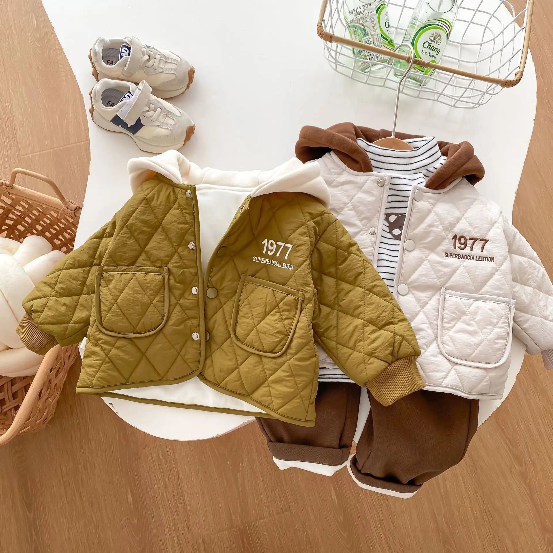 0-5 Years Kids Coat Baby Boy Winter Warm Hooded Jacket Toddler Windbreak Jacket Girl Simple Style Costume Children Parka Outwear image 3