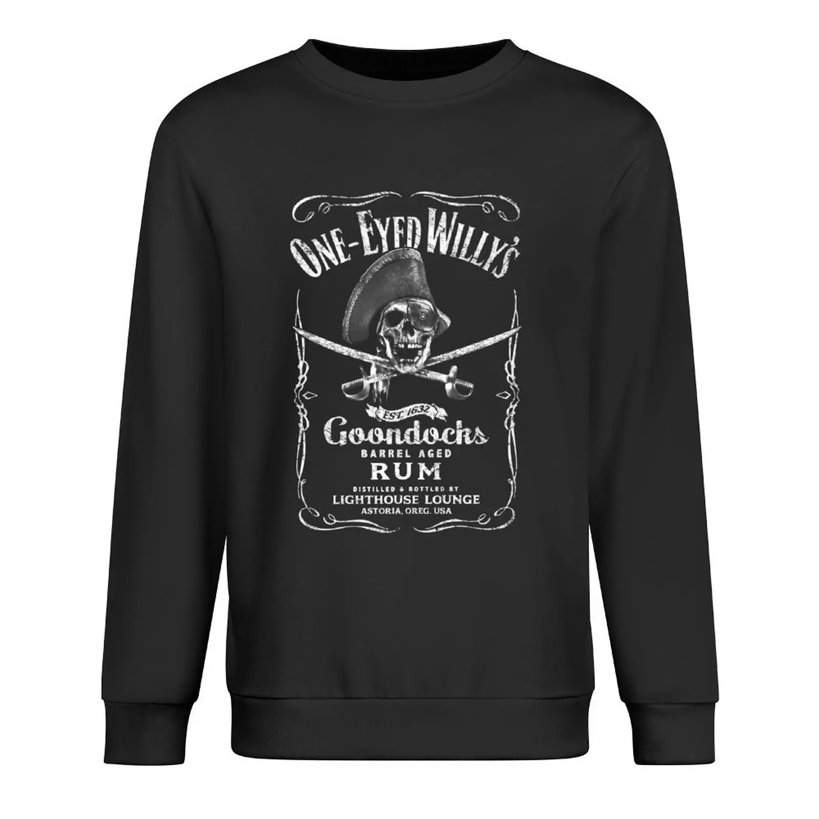 

One-Eyed Willy's Rum - The Goonies Pullover men's coat autumn clothes men wear winter man sweatshirt