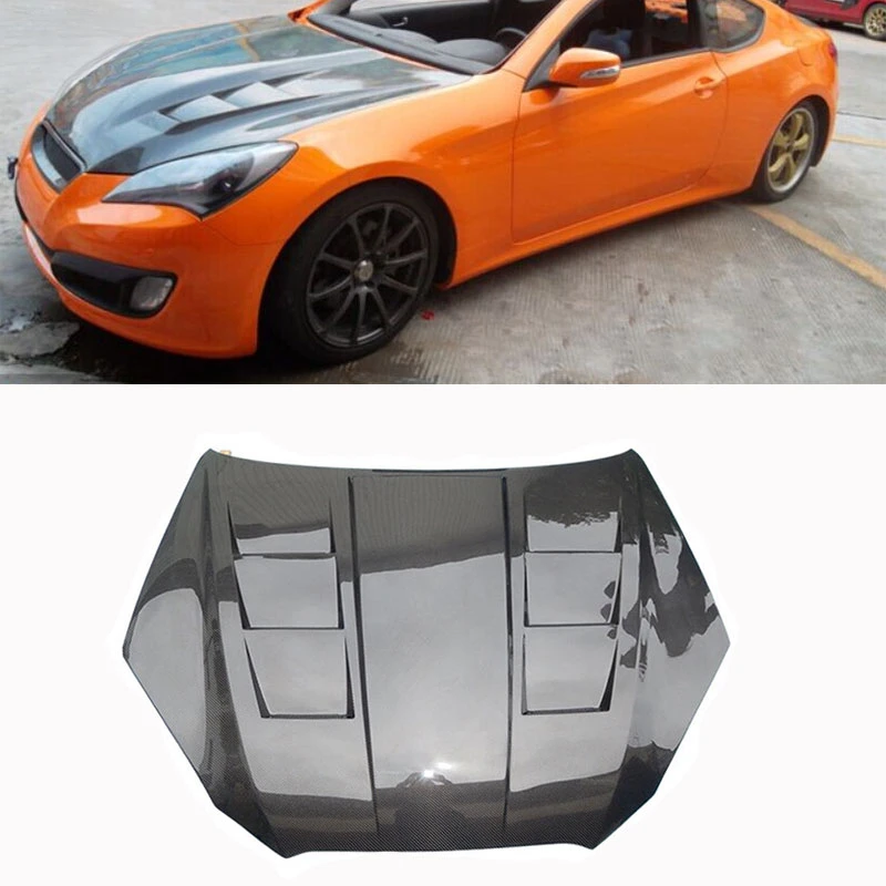 Hot selling Carbon Fiber Engine Hood Fit Genesis COUPE 2008, Auto Exterior Modification Accessories