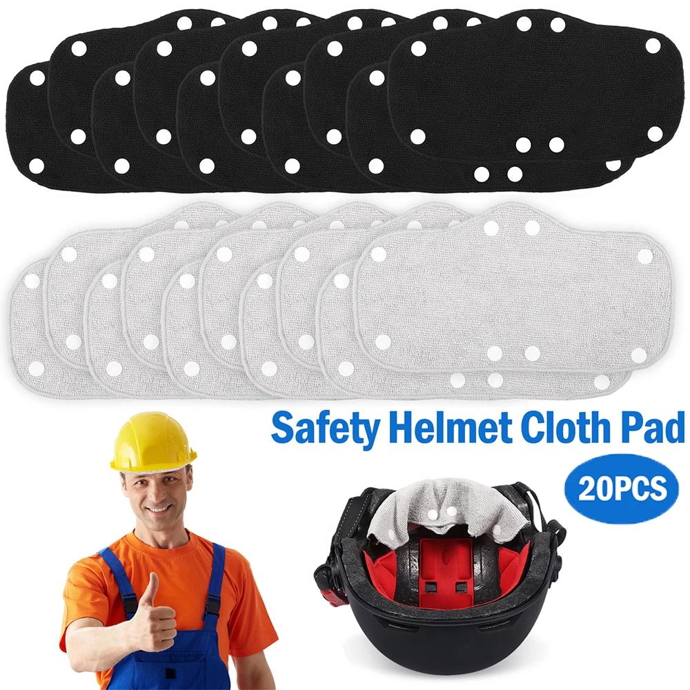 

20 шт., повязки для шлема, полиэстеровая подкладка для каски, повязка с застежкой-пряжкой, повязка для сварки каски для заводской работы, езды на велосипеде