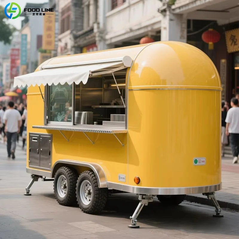 

Supplier Customized Commercial Food Trailer Large Mobile Kitchen Food Truck Trailers Superior Quality Anti-corrosion durable