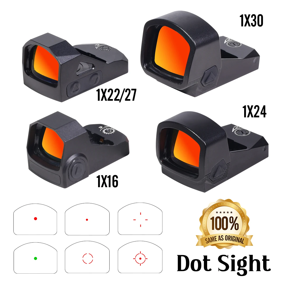 التكتيكية الساخن البائع ريد دوت البصر كومبو المدمجة منعكس 3 MOA 6MOA الصيد البصرية منعكس البصر مسدس نطاق مع الشعار الأصلي #2