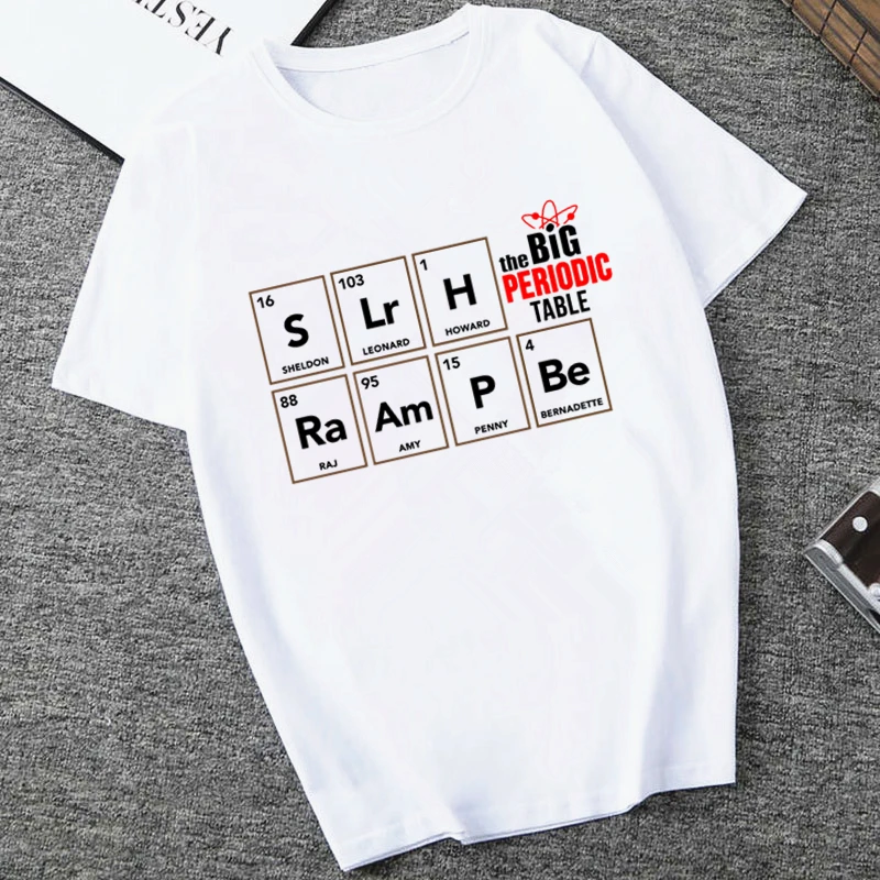 The Big Bang Theory Sheldon Print Women\'s T Shirt Summer Short Sleeve Tees Chewing Funny Tops Harajuku Women T-shirt Female