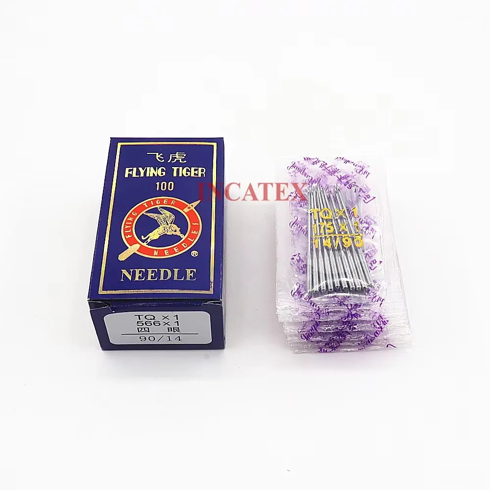 500 Pcs Flying Tiger Sewing Needle TQX1 566X1 65/9 70/10 75/11 80/12 90/14 100/16 110/18 For Industrial Sewing Machine