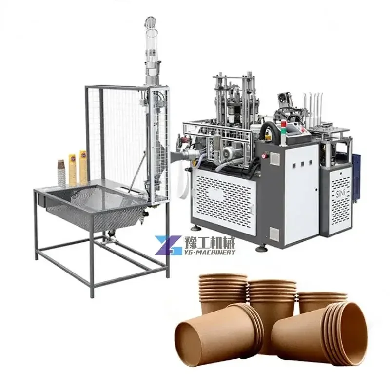 3-12oz Paper Cups Double Wall Making Machine Paper Cup Production Machine High Speed Automatic Coffee Paper Cup Making Machine
