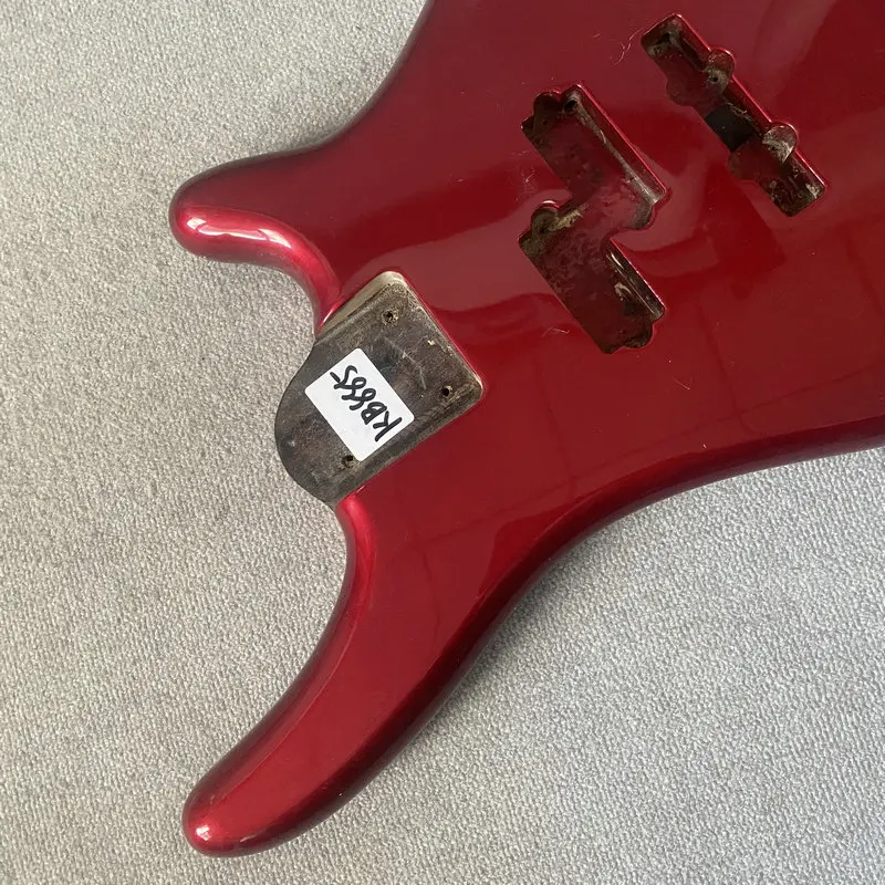 

KB885 металлик, красный цвет, 5-струнная электрогитара, бас-гитара, корпус из цельного дерева, активные звукосниматели PJB, правая рука, сделай сам, замена деталей