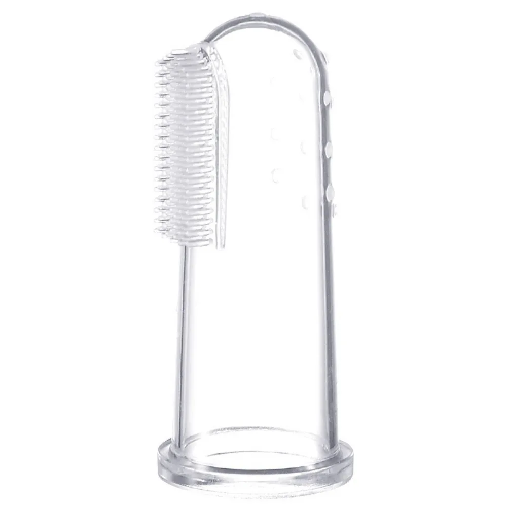Super Soft Pet Finger Toothbrush Teddy Dog Brush Bad Breath Tartar Teeth Care Tool Dog Cat Cleaning Silicagel Pet Supplies view 5