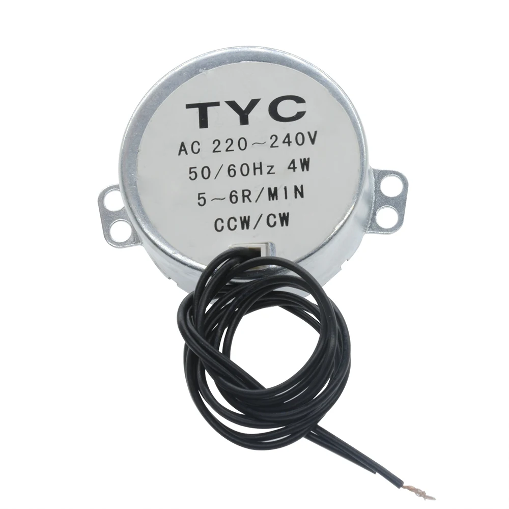 AC220-240V Permanent Magnet Synchronous AC Motor 220V Non-directional 50/60Hz TYC50 Low-speed Electric Fan Head TYC-50 CCW/CW