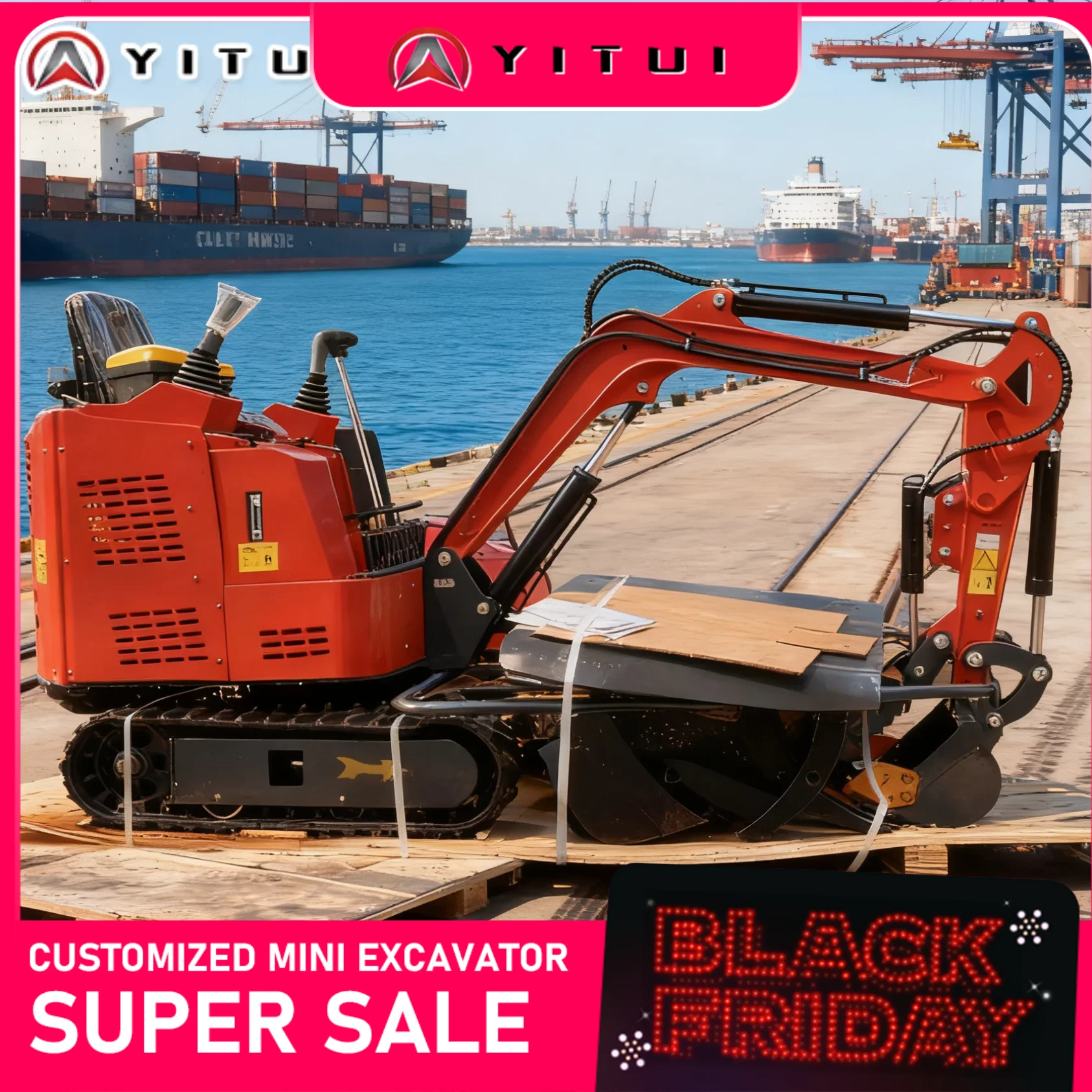 

Многофункциональный мини-гусеничный экскаватор по индивидуальному заказу, небольшой экскаватор Евро 5, для домашнего сноса в саду, траншей