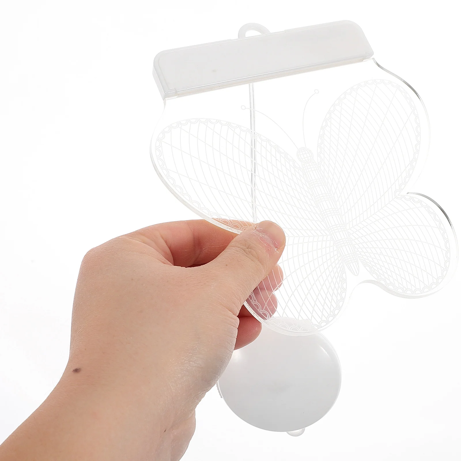 

1Set Creative Suction Cup Hanging Light 3D LED Night Lamp for Window Decor Bedroom Wall Decoration Modern Pendant Lighting