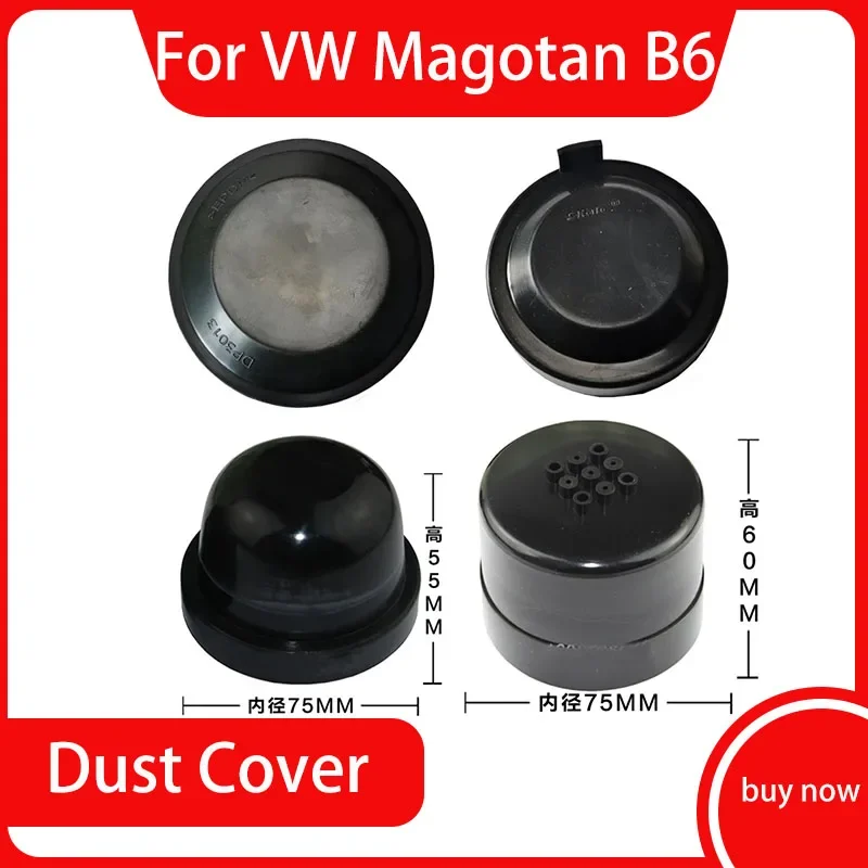 For VW Magotan B6 Jetta (Sagitar) Low High Beam Rubber Headlight Cover Dust-proof Waterproof Cap 75 100mm 1PCS 2007-2019