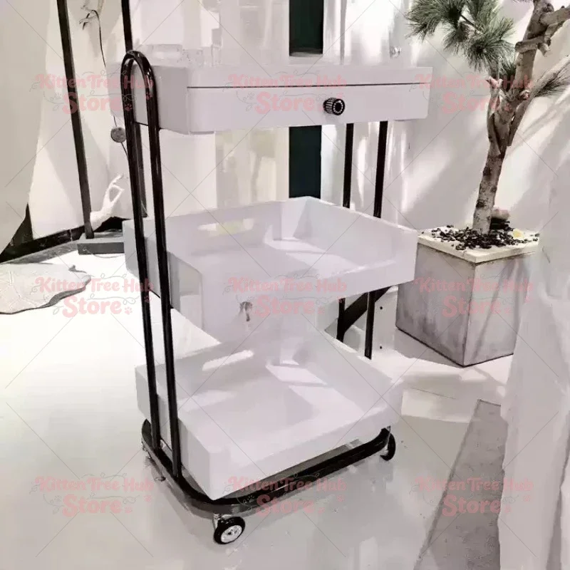 Cart Wooden Tool Cart SPA Club Management Special Storage Shelf for Sale