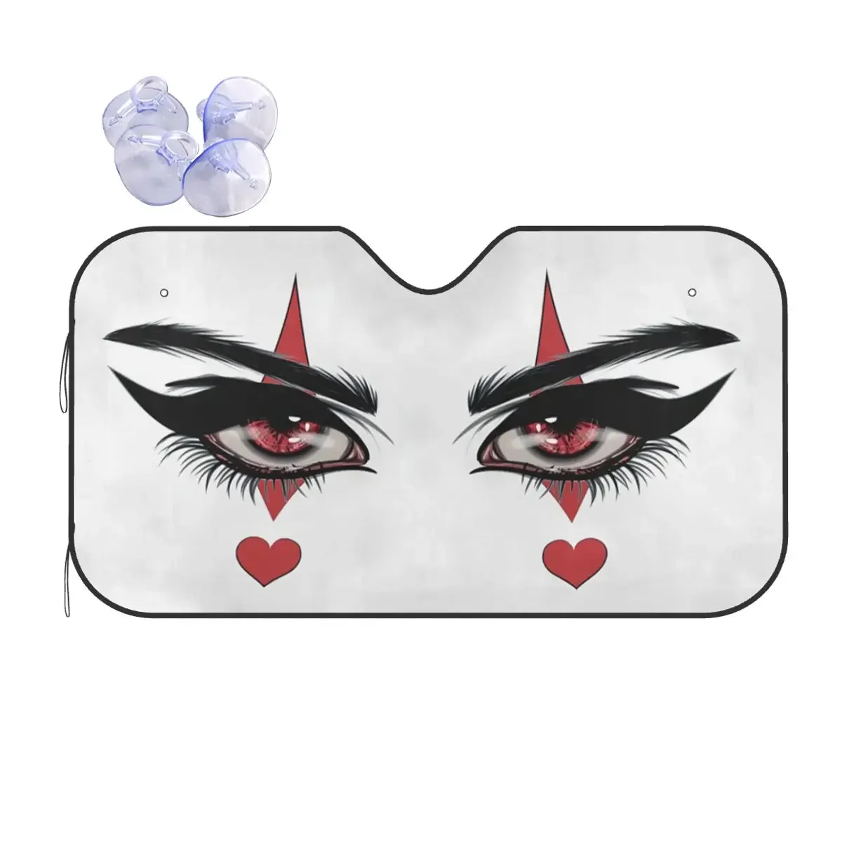 

Demon Eyes Windshield Sunshade Vampire Cute Car Front Window Visor 70x130cm Car Window Windscreen Cover Solar Protect