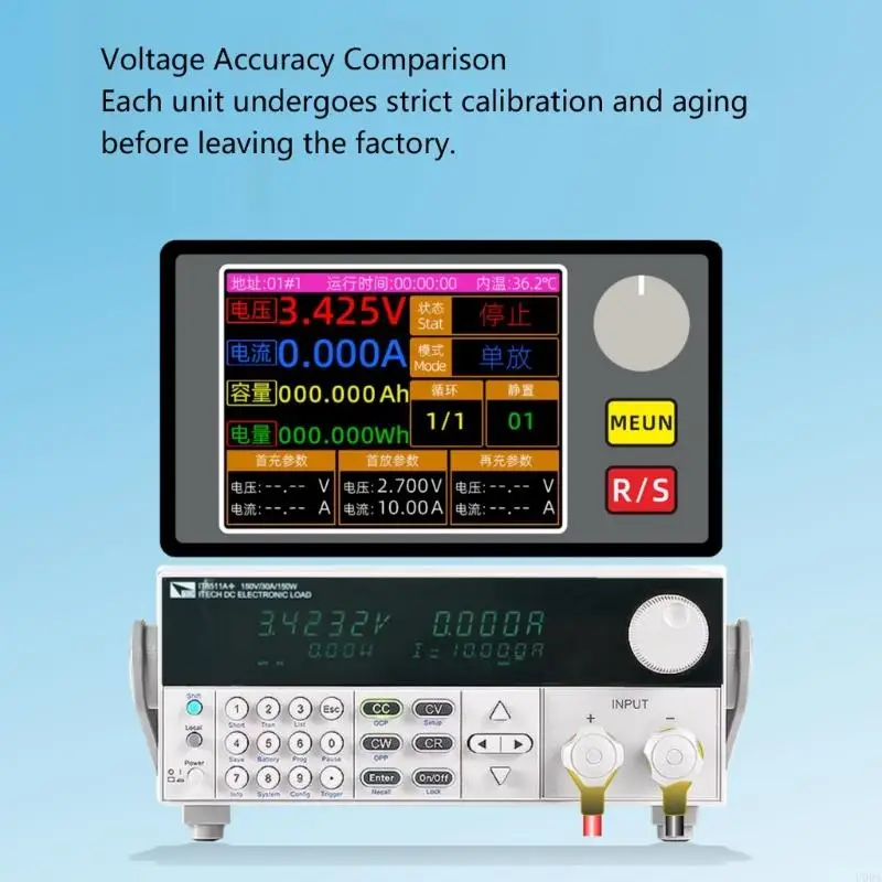 جهاز اختبار البطارية الاحترافي 5 فولت 20 أمبير، نظام تبريد الشحن القابل للتعديل، علبة فولاذية #4