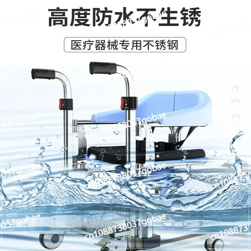 Double Hydraulic Displacement Multi-Function Lifting Paralysis The Elderly Disabled Nursing Bath Toilet